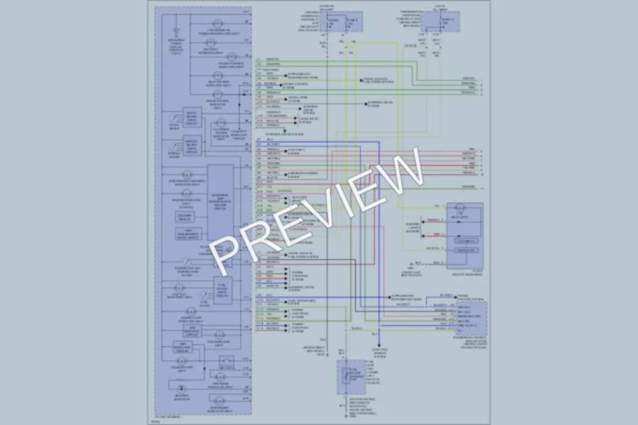 2003 Honda Odyssey Instrument Cluster wiring diagram preview