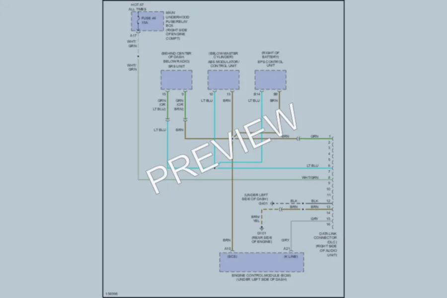 2003 Honda S2000 Computer Data Lines wiring diagram preview