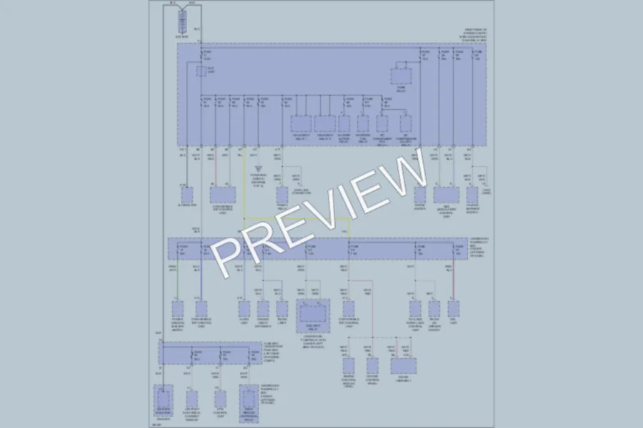 2003 Honda S2000 Power Distribution wiring diagram preview