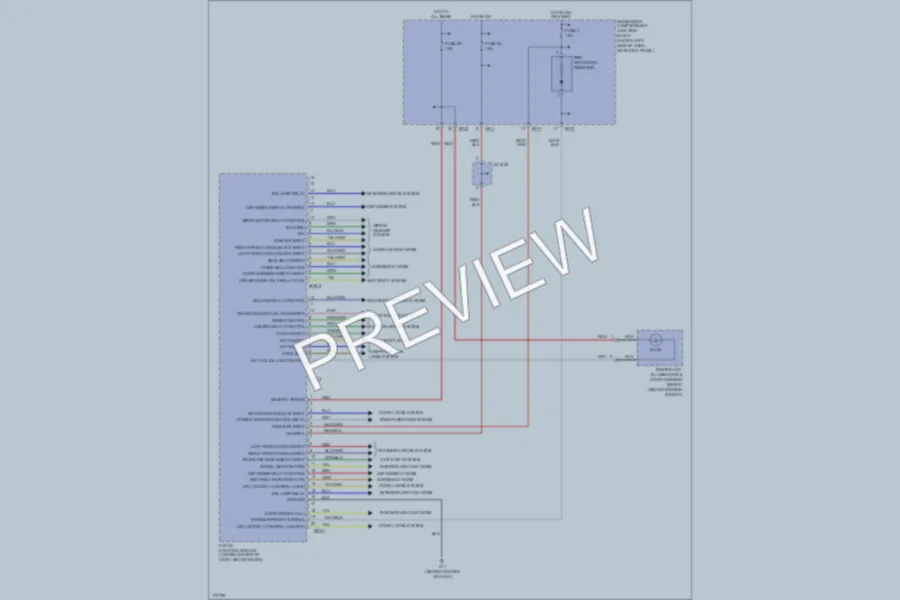 2003 Hyundai Elantra Body Control Modules wiring diagram preview