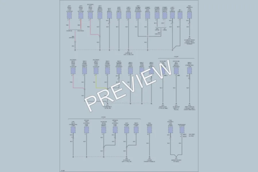 2003 Hyundai Elantra Ground Distribution wiring diagram preview