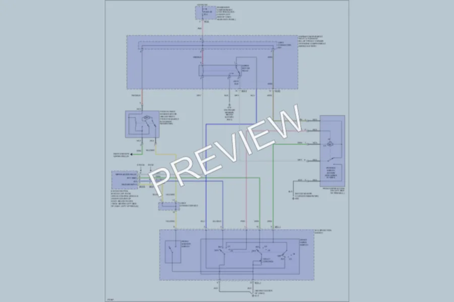 2003 Hyundai Elantra Wiper Washer wiring diagram preview