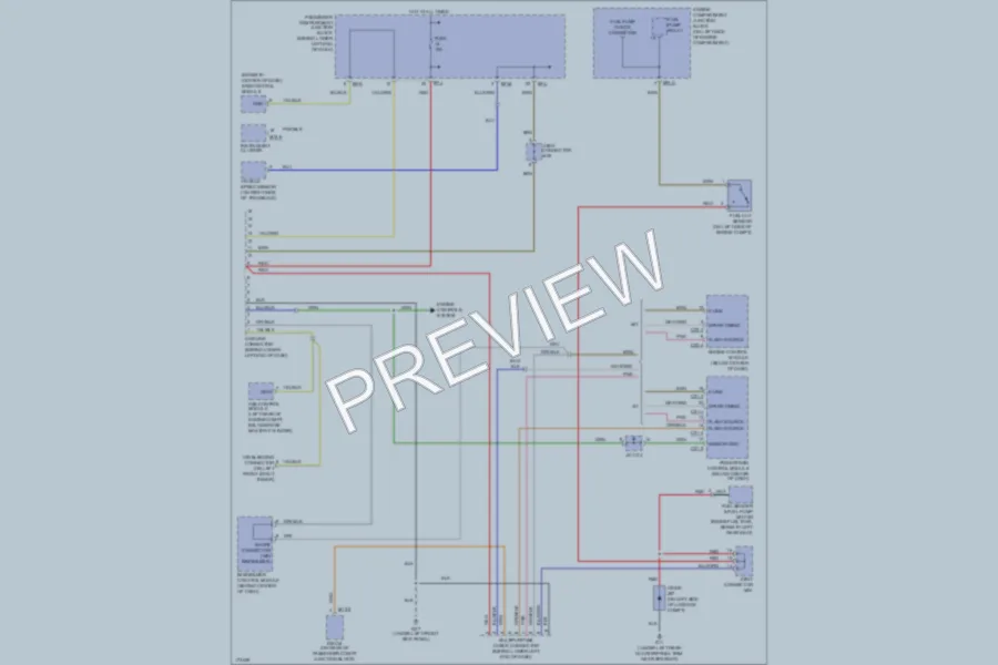 2003 Hyundai SantaFe Computer Data Lines wiring diagram preview