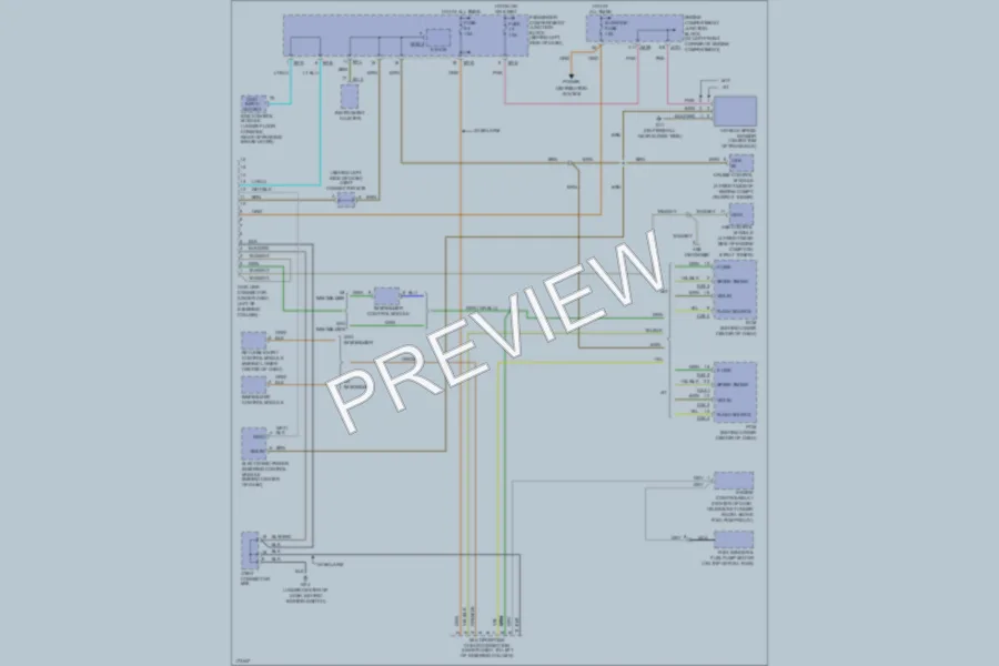 2003 Hyundai Sonata Computer Data Lines wiring diagram preview