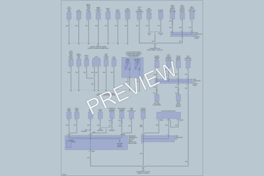 2003 Hyundai Sonata Ground Distribution wiring diagram preview