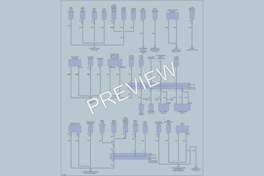 2003 Hyundai Tiburon Ground Distribution wiring diagram preview
