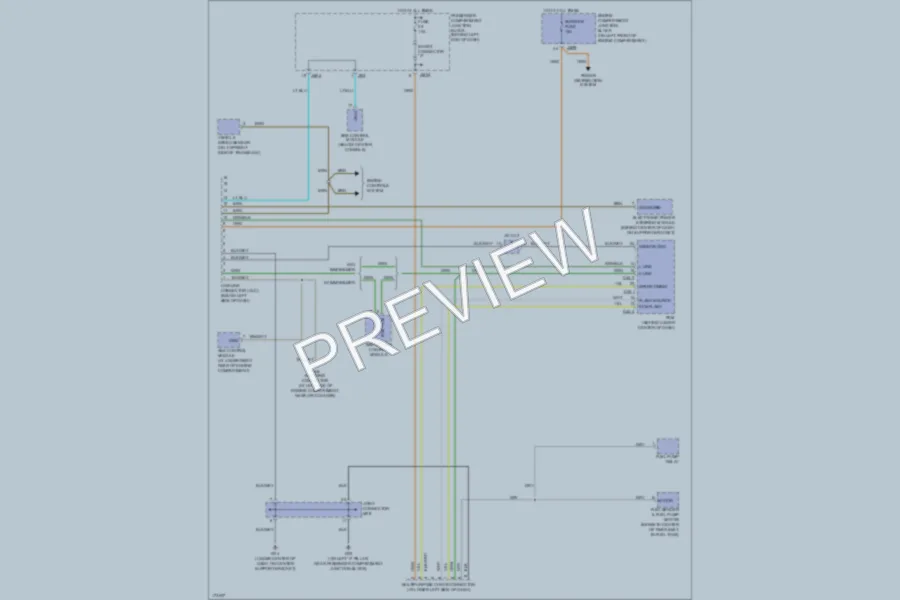 2003 Hyundai XG350 Computer Data Lines wiring diagram preview
