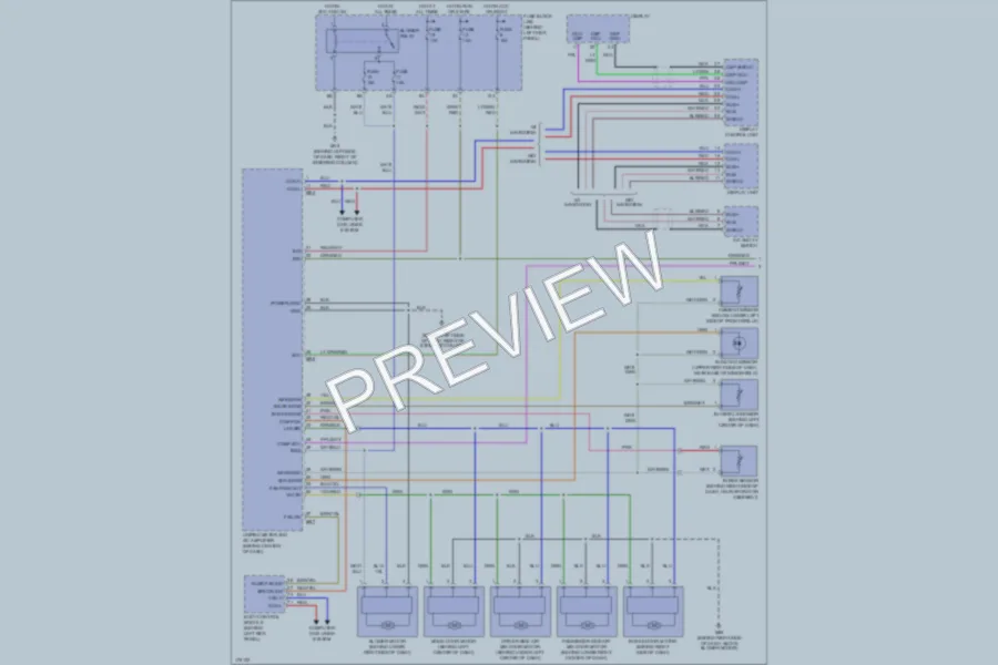 2003 Infiniti FX35 Air Conditioning wiring diagram preview