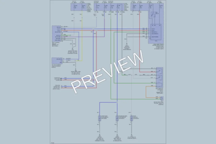 2003 Infiniti FX35 Defoggers wiring diagram preview