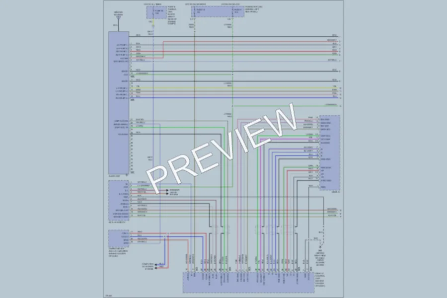 2003 Infiniti FX35 Radio wiring diagram preview