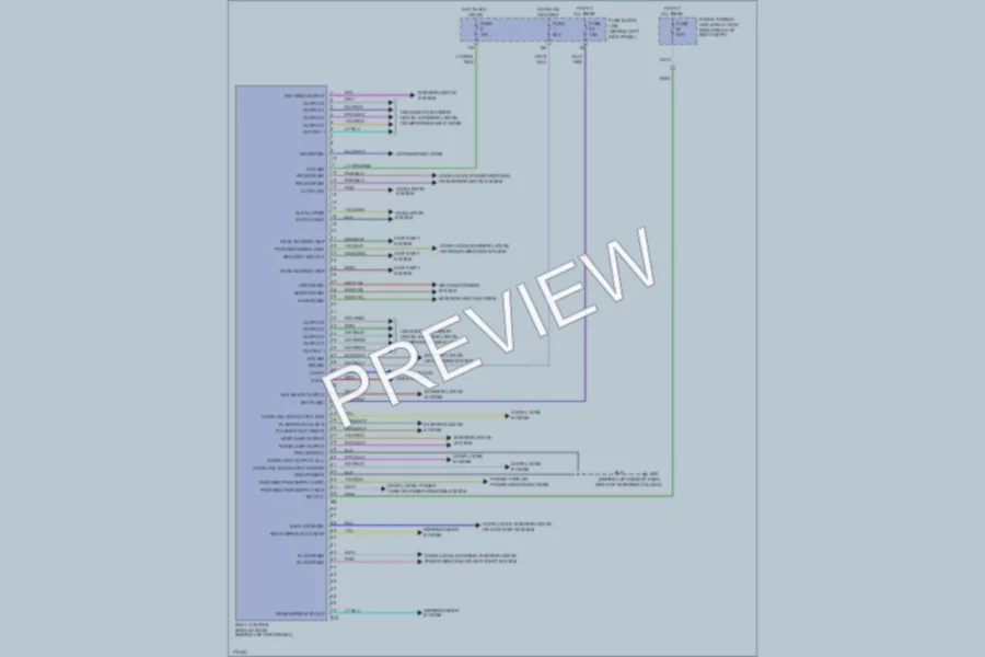 2003 Infiniti FX45 Body Control Modules wiring diagram preview