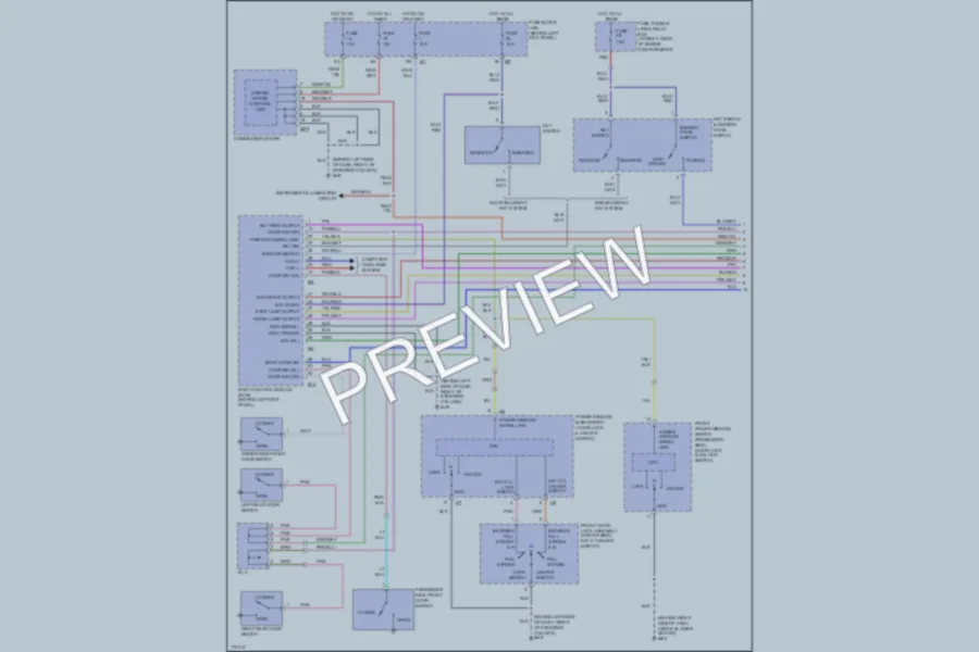 2003 Infiniti FX45 Interior Lights wiring diagram preview
