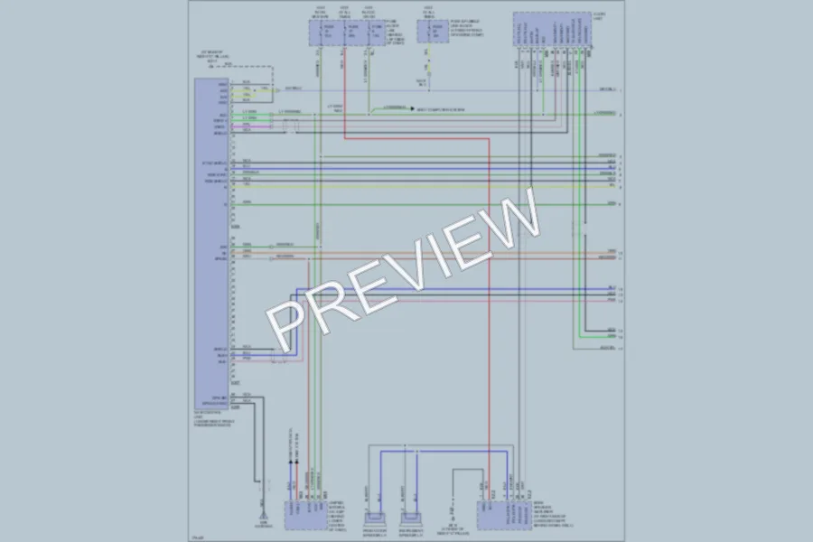 2003 Infiniti FX45 Navigation wiring diagram preview