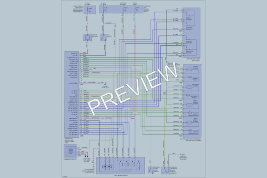2003 Infiniti G35 Memory Systems wiring diagram preview