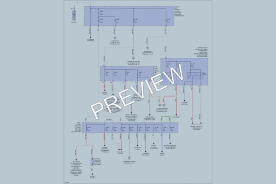 2003 Infiniti G35 Power Distribution wiring diagram preview