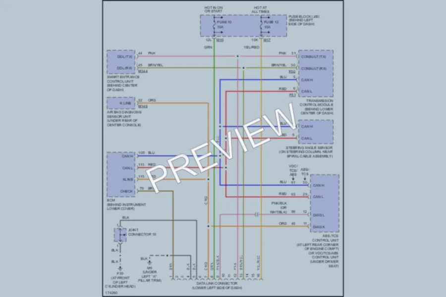 2003 Infiniti I35 Computer Data Lines wiring diagram preview