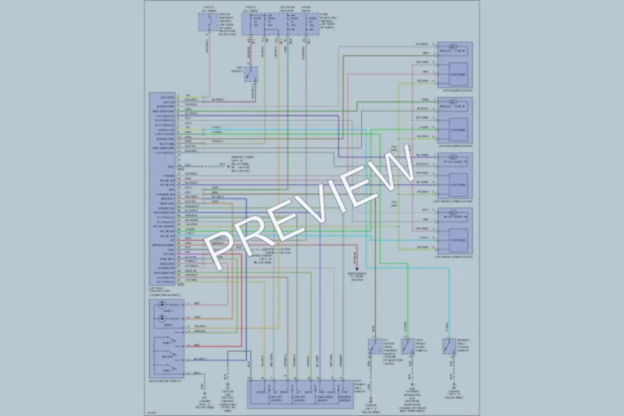 2003 Infiniti I35 Memory Systems wiring diagram preview
