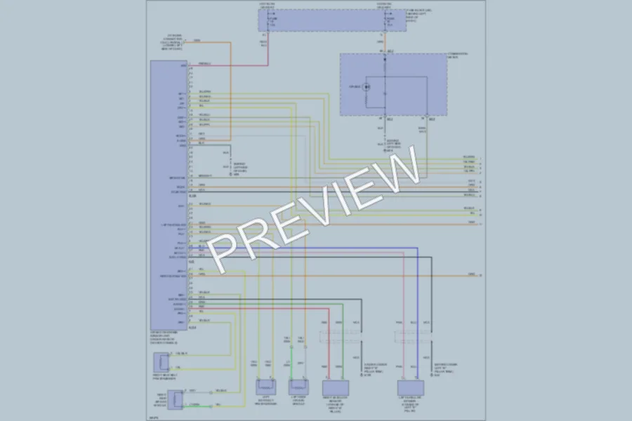 2003 Infiniti I35 Supplemental Restraints wiring diagram preview