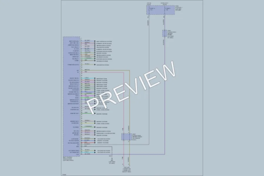 2003 Infiniti M45 Body Control Modules wiring diagram preview