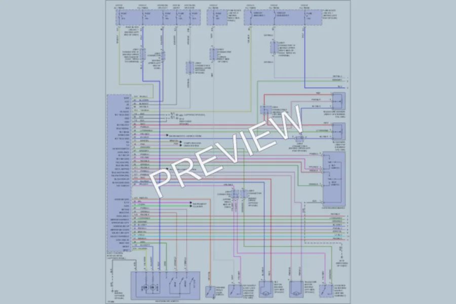 2003 Infiniti M45 Memory Systems wiring diagram preview