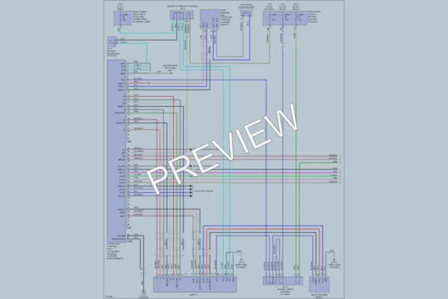 2003 Infiniti M45 Navigation wiring diagram preview