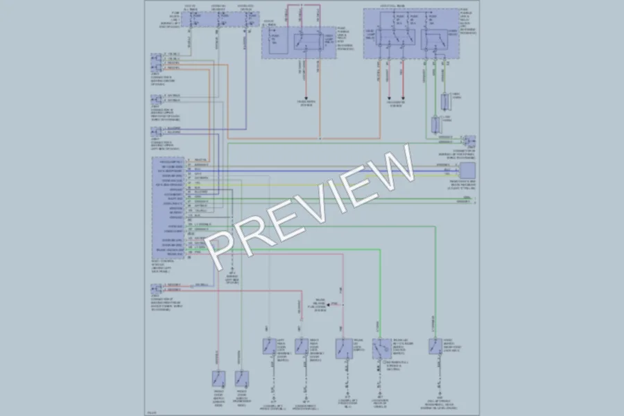 2003 Infiniti Q45 Anti Theft wiring diagram preview