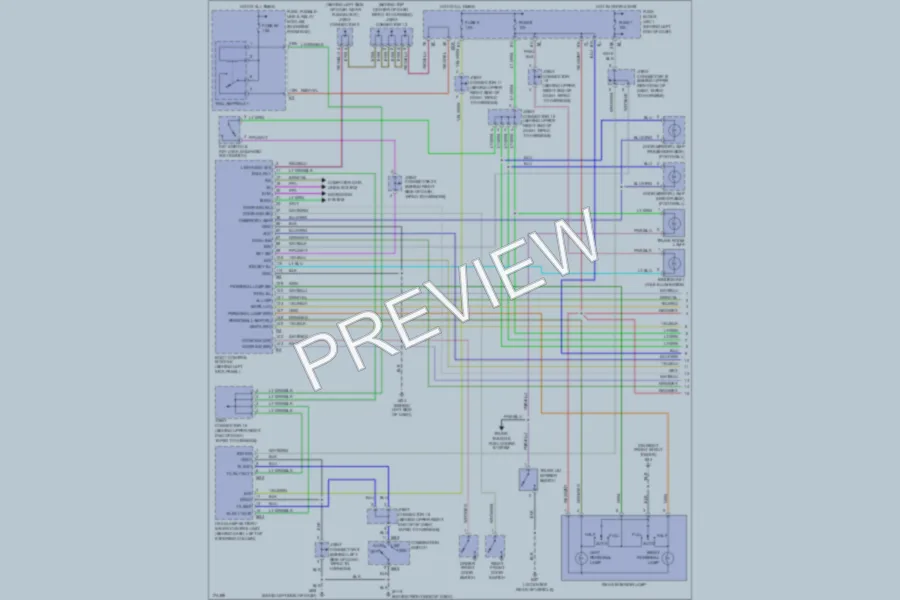 2003 Infiniti Q45 Interior Lights wiring diagram preview