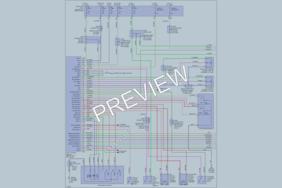 2003 Infiniti Q45 Memory Systems wiring diagram preview