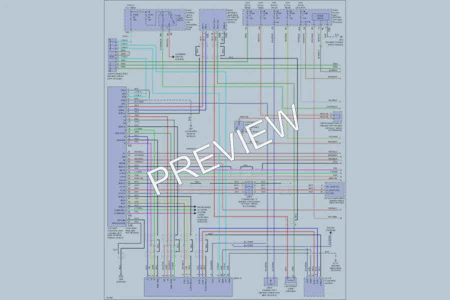 2003 Infiniti Q45 Navigation wiring diagram preview