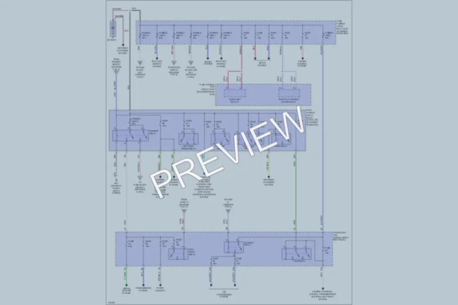2003 Infiniti Q45 Power Distribution wiring diagram preview