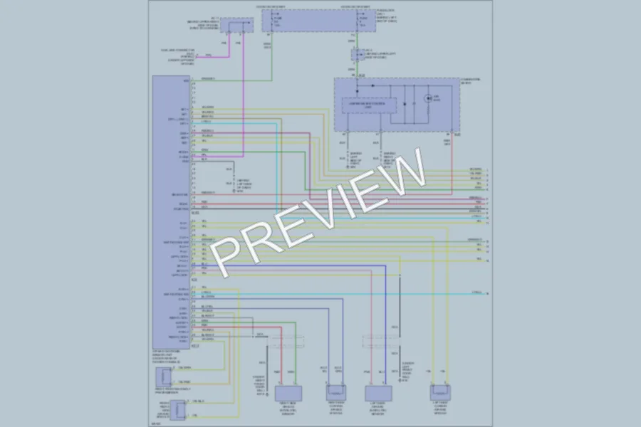 2003 Infiniti Q45 Supplemental Restraints wiring diagram preview