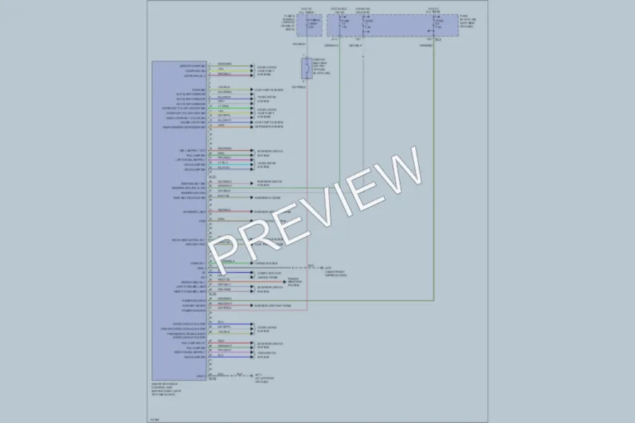 2003 Infiniti QX4 Body Control Modules wiring diagram preview