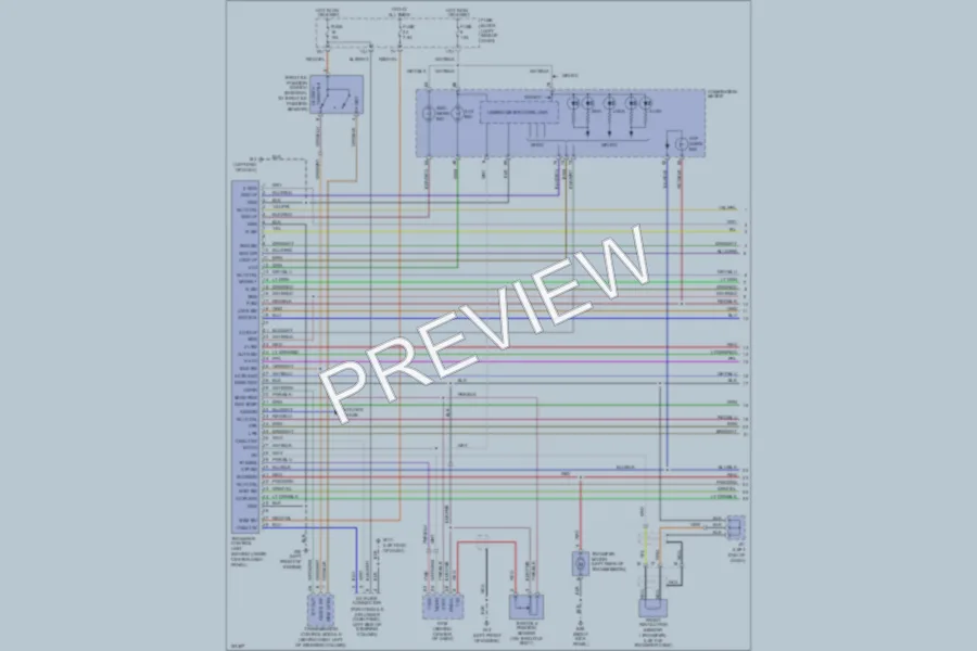 2003 Infiniti QX4 Transmission wiring diagram preview