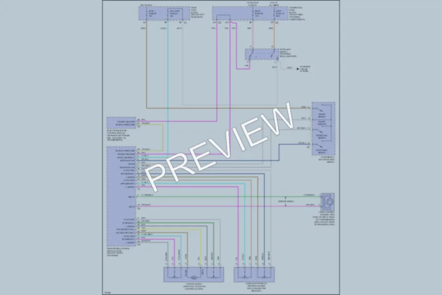 2003 Isuzu Ascender Cruise Control wiring diagram preview