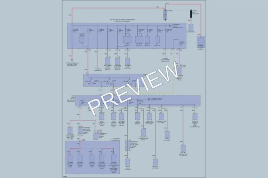 2003 Isuzu Ascender Power Distribution wiring diagram preview