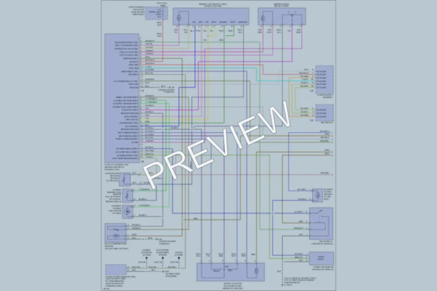 2003 Isuzu Axiom Air Conditioning wiring diagram preview