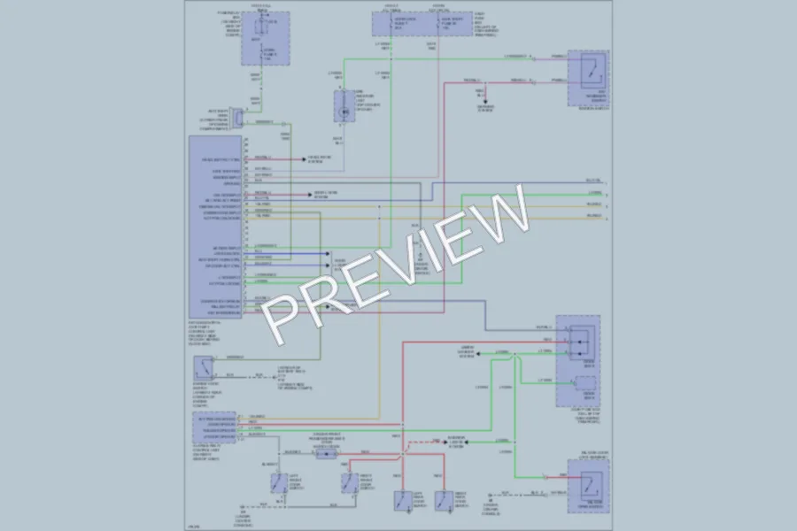 2003 Isuzu Axiom Anti Theft wiring diagram preview