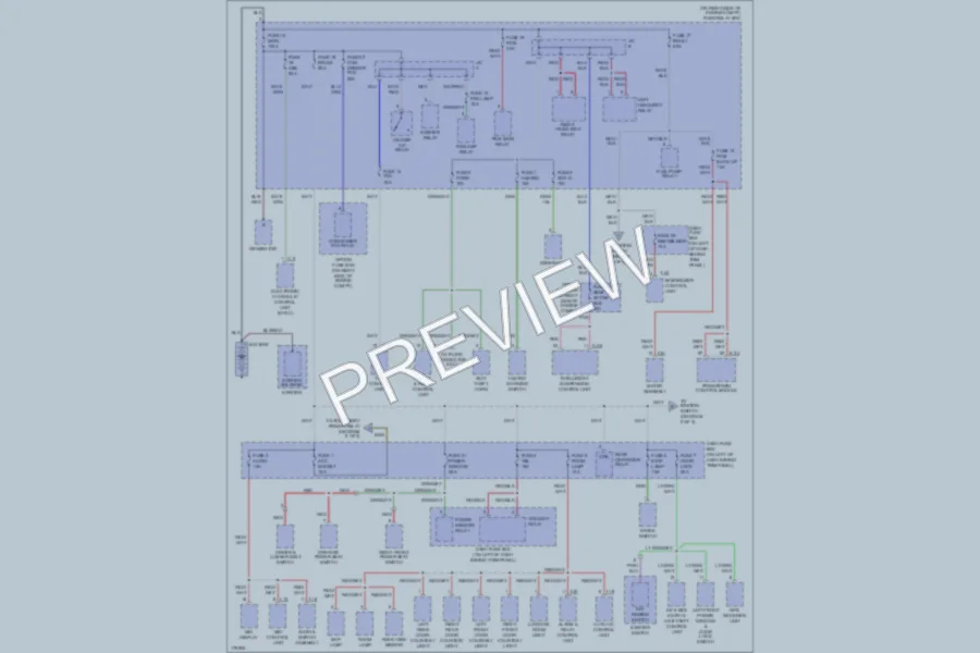 2003 Isuzu Axiom Power Distribution wiring diagram preview