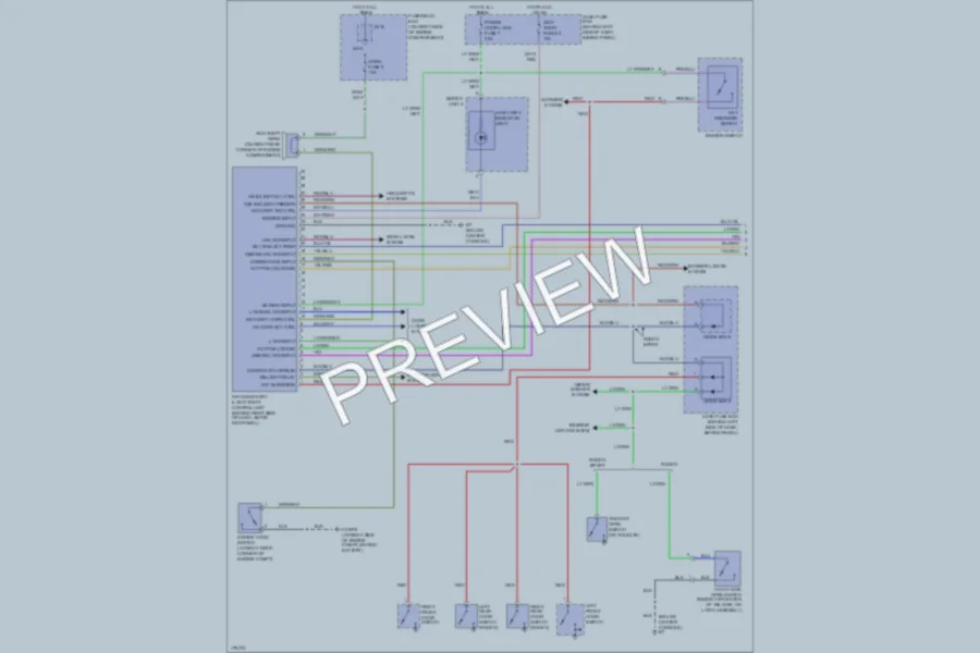 2003 Isuzu Rodeo Anti Theft wiring diagram preview
