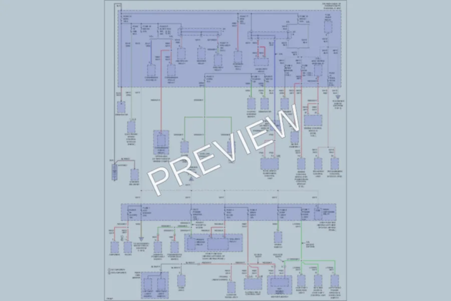 2003 Isuzu Rodeo Power Distribution wiring diagram preview