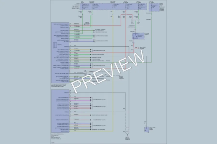 2003 Isuzu RodeoSport Body Control Modules wiring diagram preview