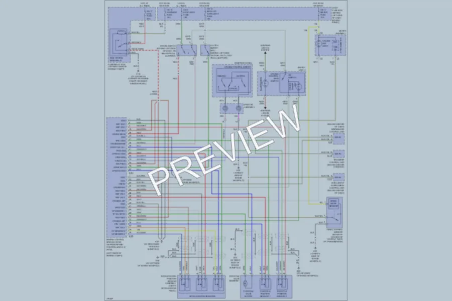 2003 Isuzu RodeoSport Cruise Control wiring diagram preview