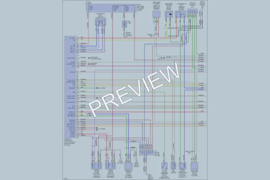 2003 Isuzu RodeoSport Engine Performance wiring diagram preview