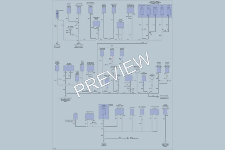 2003 Isuzu RodeoSport Ground Distribution wiring diagram preview