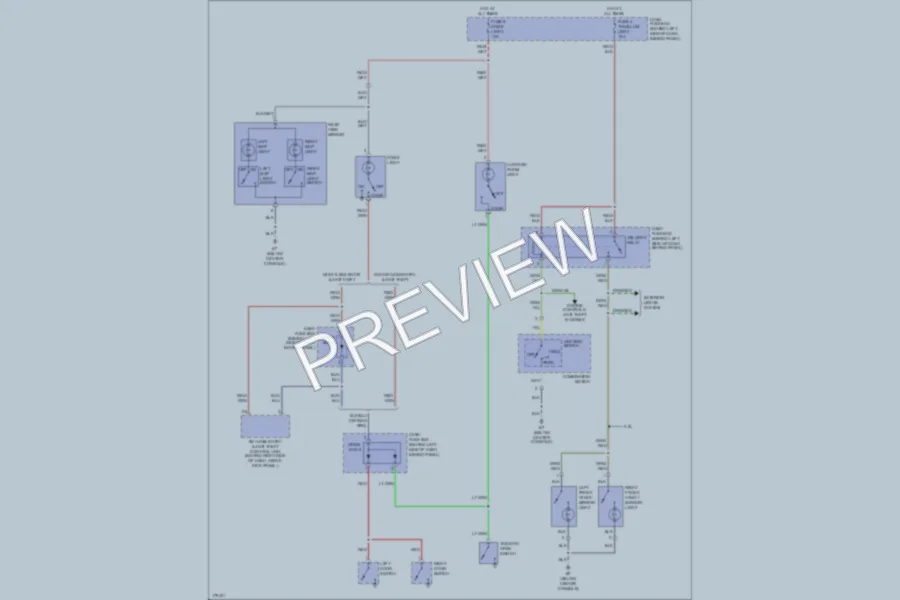 2003 Isuzu RodeoSport Interior Lights wiring diagram preview