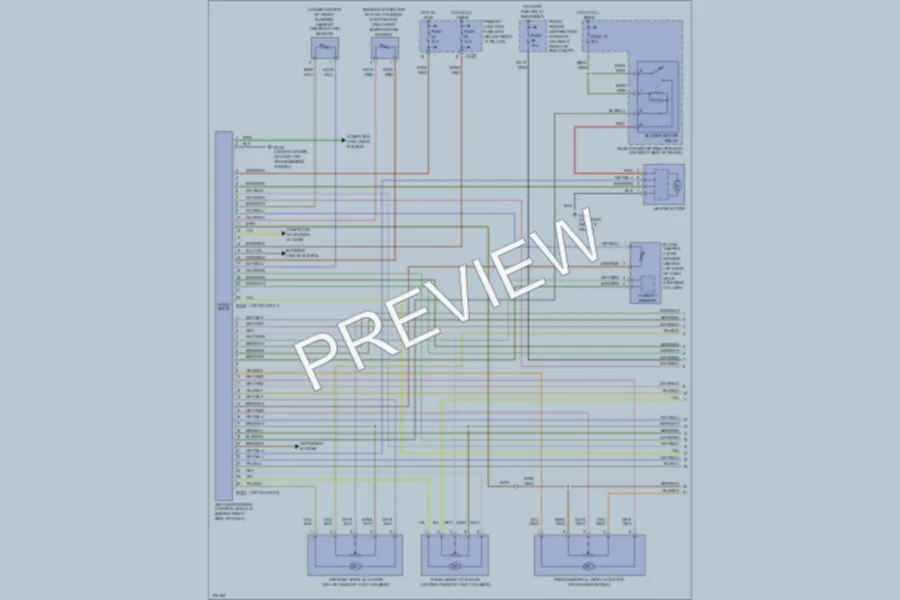 2003 Jaguar SType Air Conditioning wiring diagram preview