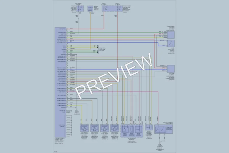 2003 Jaguar SType Anti Lock Brakes wiring diagram preview