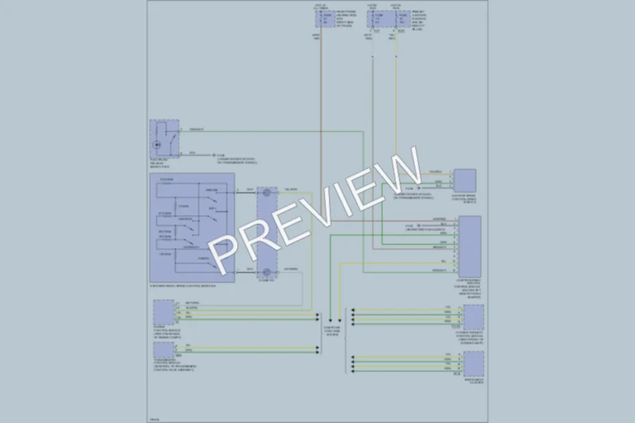 2003 Jaguar SType Cruise Control wiring diagram preview