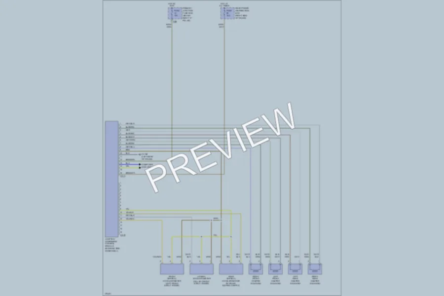 2003 Jaguar SType Electronic Suspension wiring diagram preview