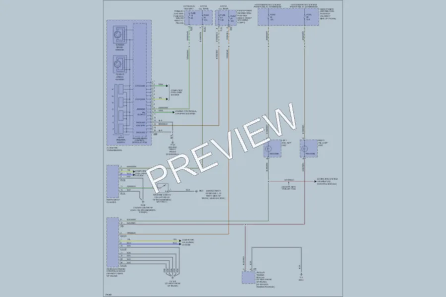2003 Jaguar SType Exterior Lights wiring diagram preview